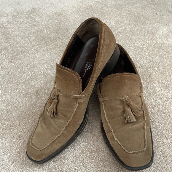 Salvatore Ferragamo mens size 10 US suede shoes - Picture 4 of 8